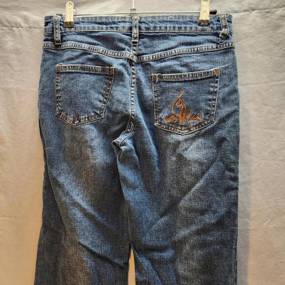 Vintage Baby Phat Women's Jeans Blue Size 9/10 - Picture 6 of 12